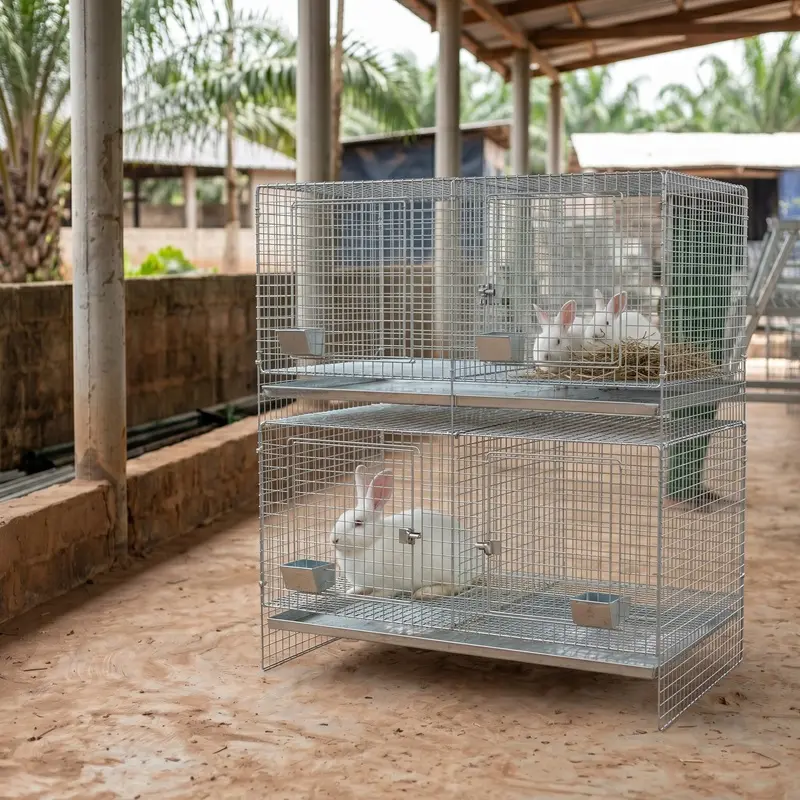 Cage 4 compartiments