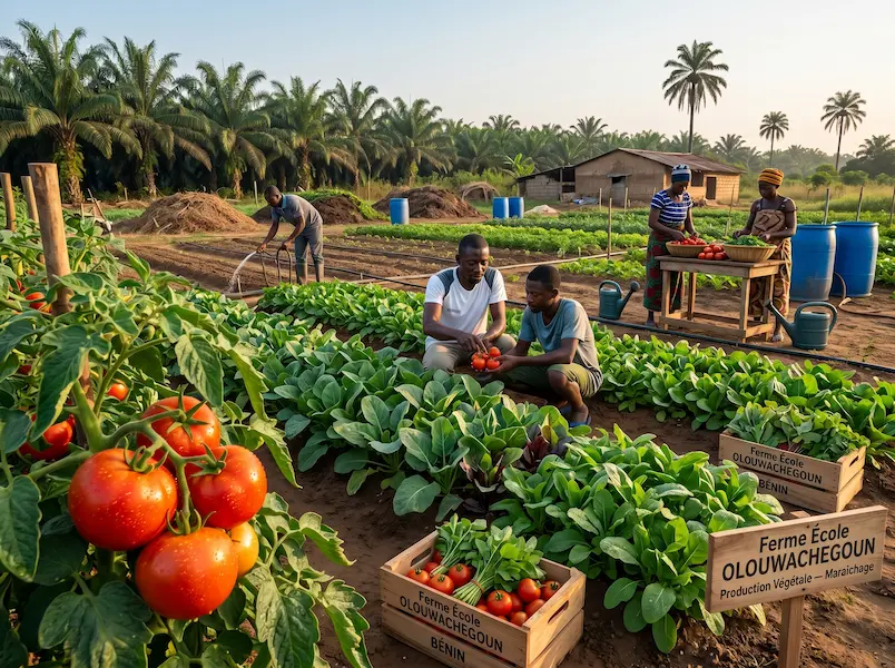 Maraîchage et tomates